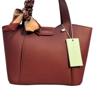 Elegant Scarf Detail Tote Bag