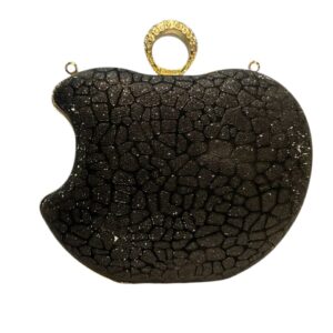 Apple-Shaped Crystal Clutch